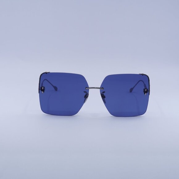 Isabel Marant IM0081/S 06LB KU Sunglasses Ruthenium Square Frame, Blue Lenses main image 7